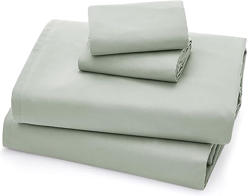 CASUAL LIVING 32634 Juego de sábanas y fundas de almohada de 4 piezas de ropa de cama tamaño King Size Hotel de alta calidad, sedosas, ultrasuaves,