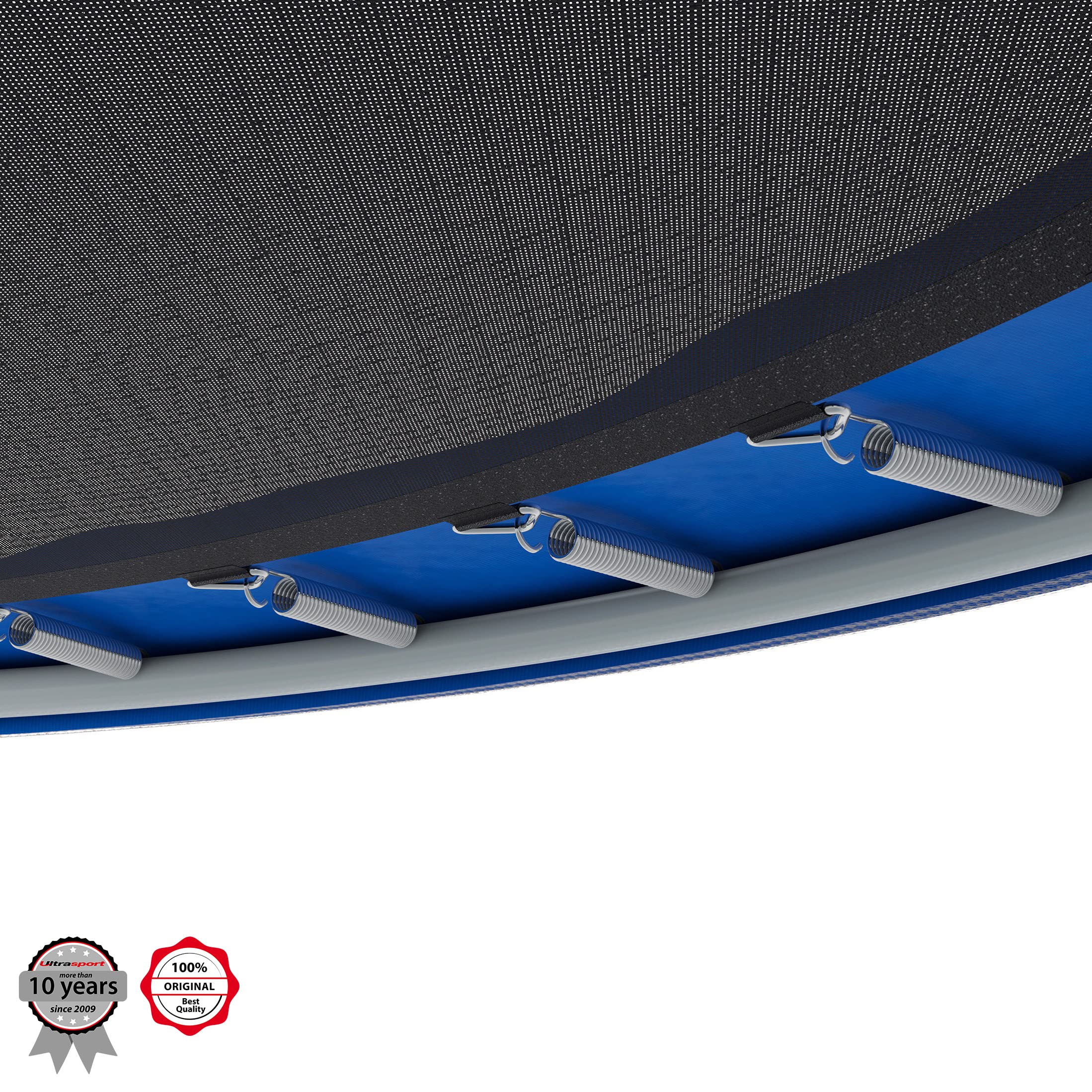 Trampoline Jardin Ultrasport Uni-Jump Ø183-460cm - Filet Sécurité, Ressorts Galvanisés - Enfants Et Adultes
