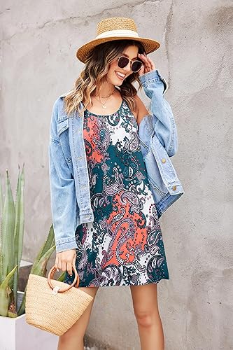 Miniatura 4 de Ekouaer - Camisón sin mangas con espalda cruzada para mujer