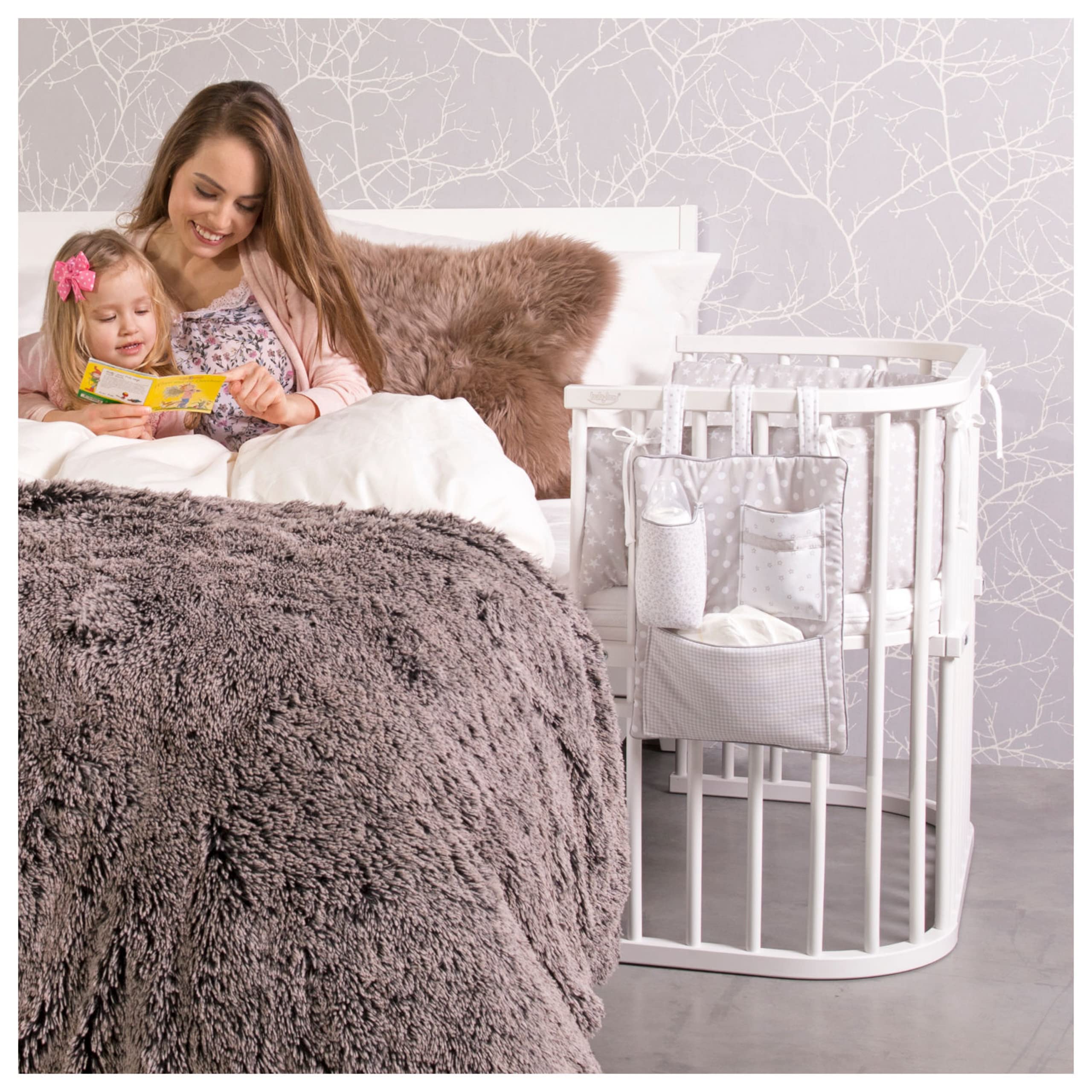 babybay Utensilo Sac à Couche pour Tous Modèles Gris Perle 1 Unité