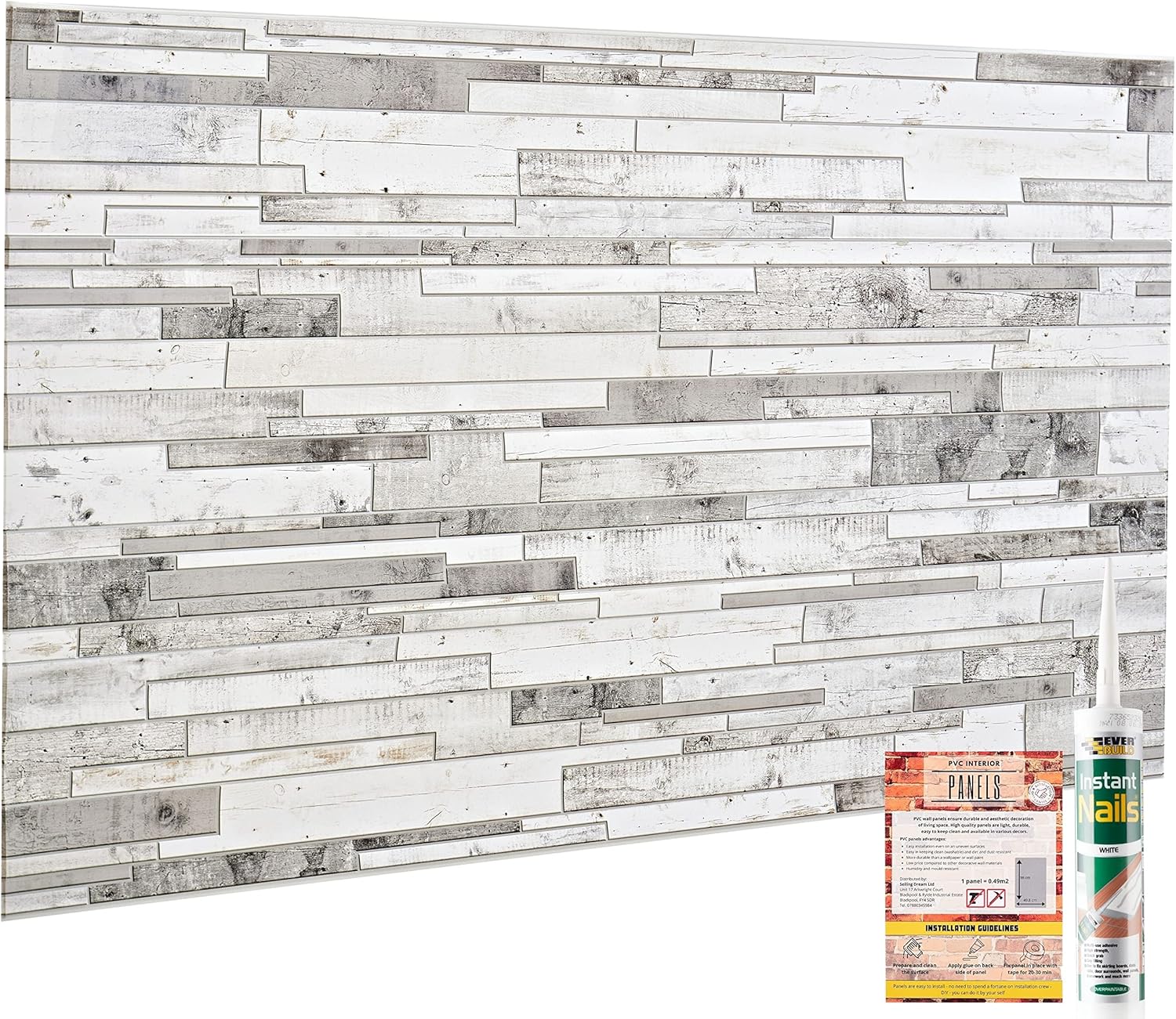 Pannelli Parete 3D Effetto Pietra Euro Tische - Impermeabili, 70x77x0.5 Cm, 7 Colori