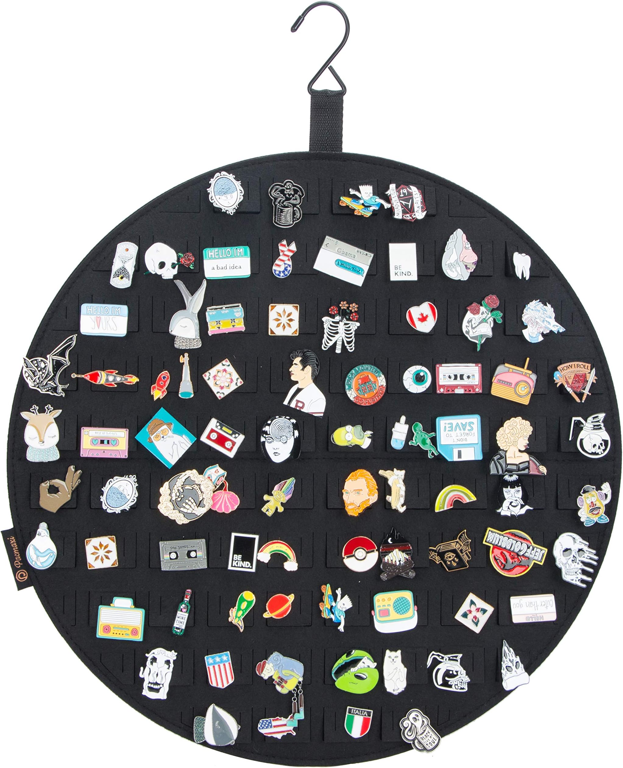 Hanging Brooch Pin Display Holder, Wall Pin Collection Storage Organizer