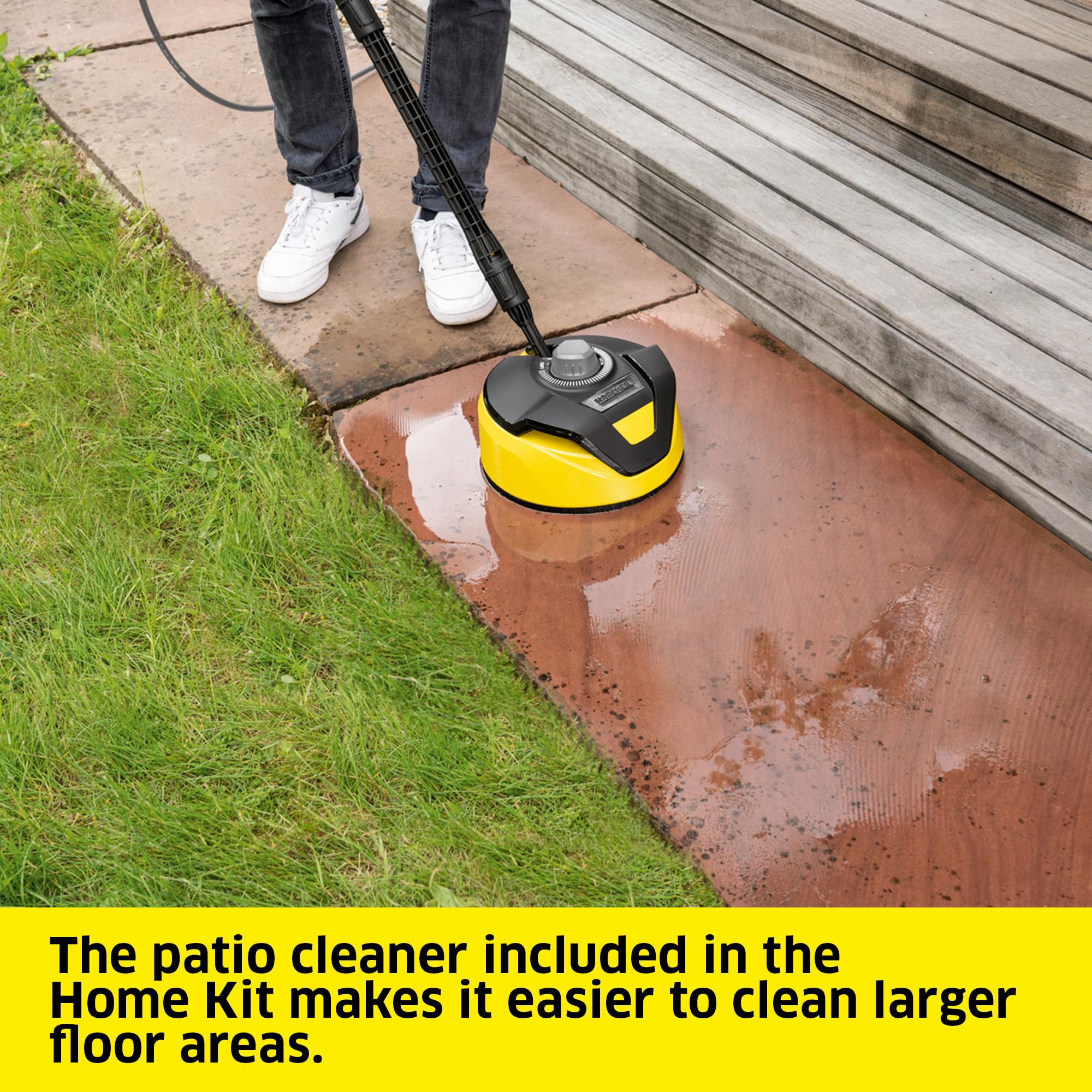 Kärcher high-pressure washer K 4 WCM Flex eco!Booster Home, pressure: max. 130 bar, flow rate: 420 l/h, coverage: 30 m²/h, weight: 11.5 kg, extra flexible high-pressure hose, eco!Booster, Home Kit — view 7