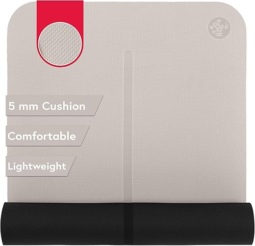 Miniatura 7 de Manduka Begin Yoga Mat & Wash Set - Perfect for Beginners in Yoga & Pilates, Women and Men, 5mm Thick, Reversible, 68 inch (172cm) Bondi Blue with 8