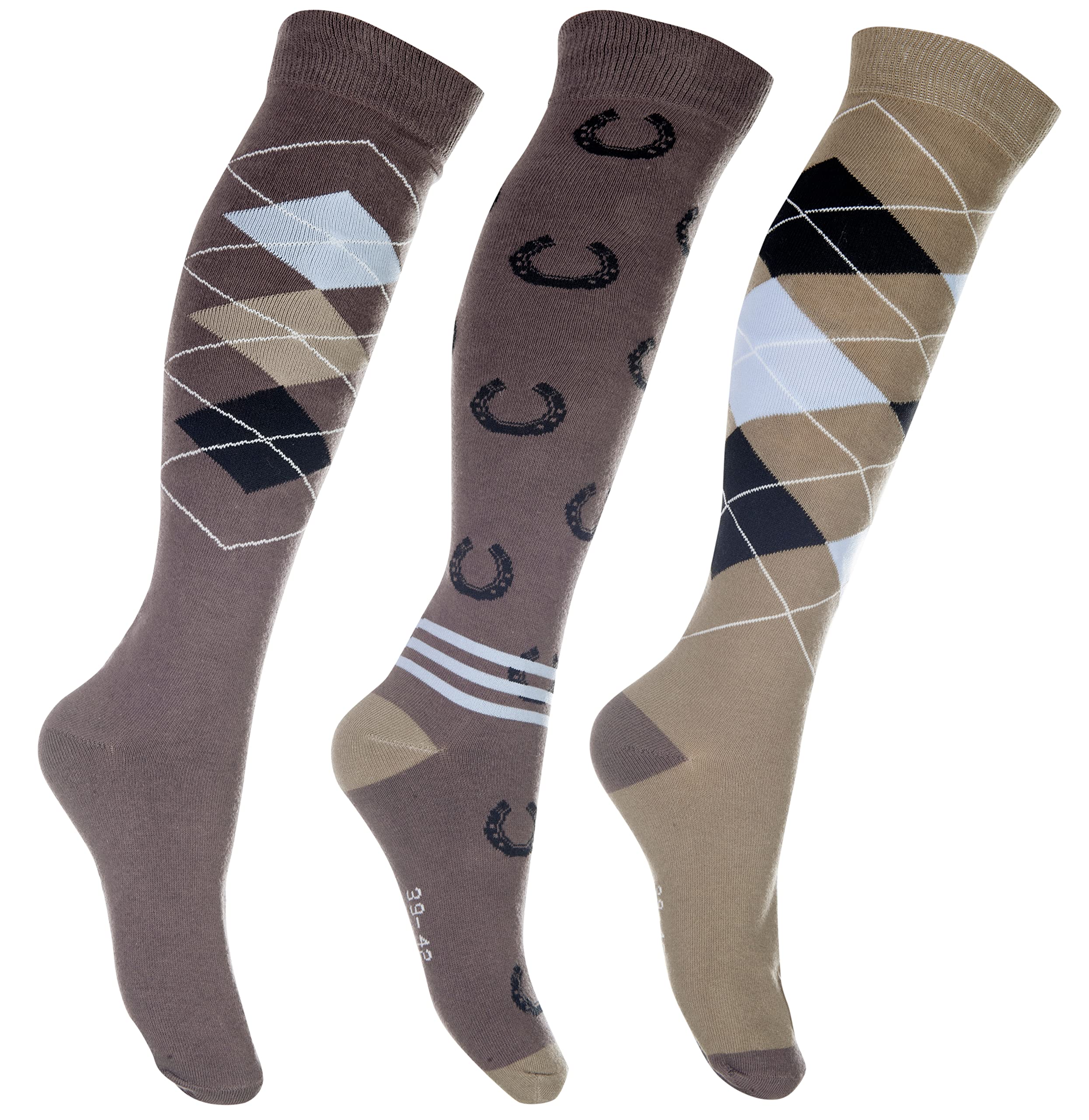 HKM Sock Cardiff Brown beige 12.5