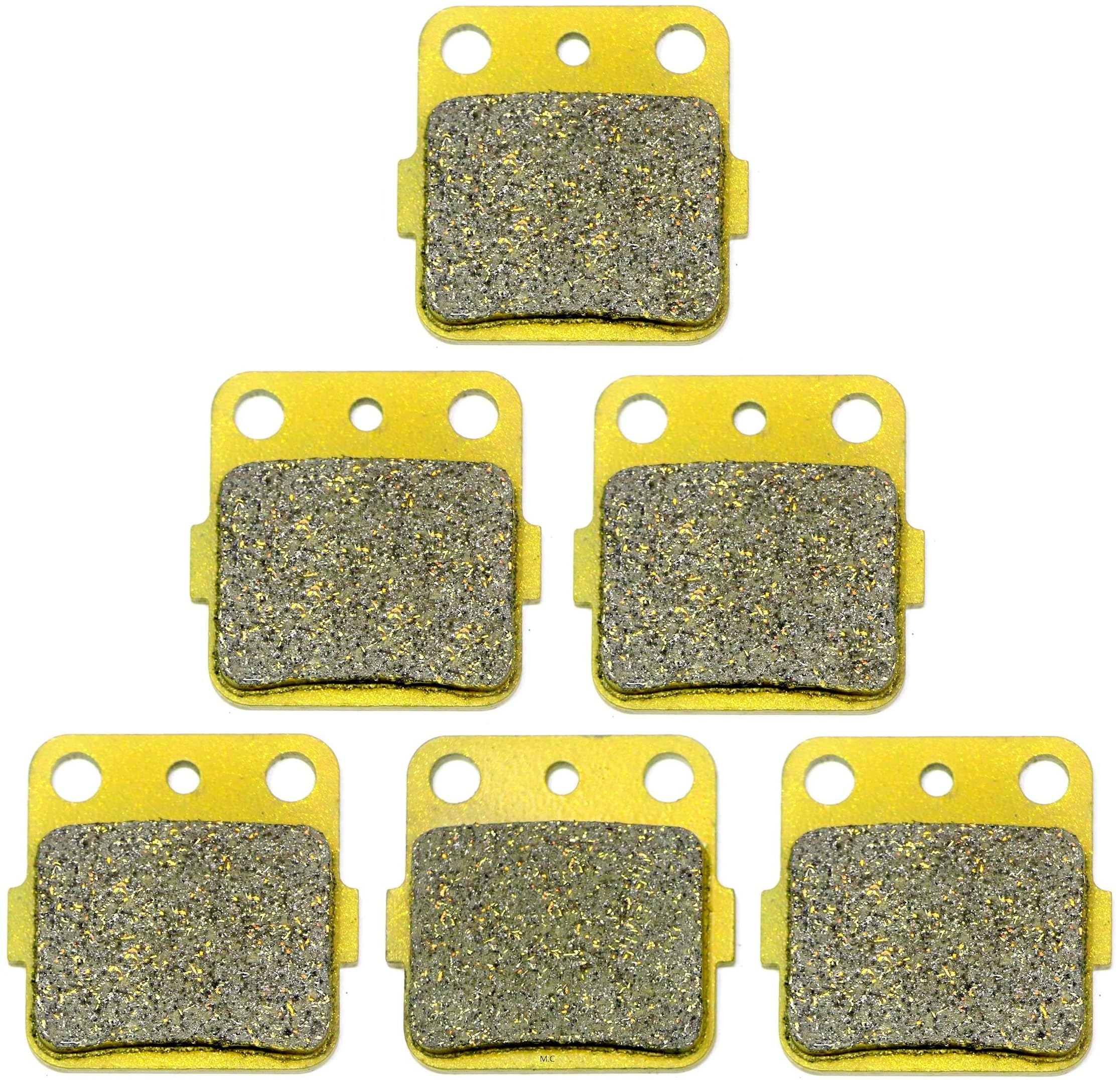 Master Chen Front Rear Brake Pads Brakes for Yamaha YFM 350 2004-2013 YFM 660 2001-2005 Raptor FA084 MC0001