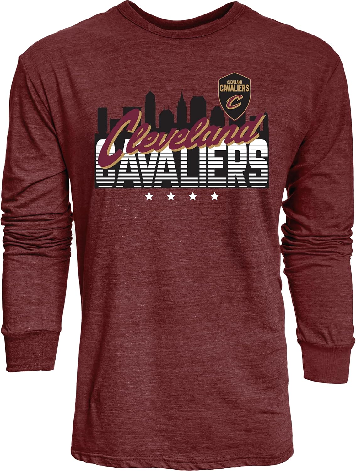 Blue 84 NBA Unisex-Adult NBA Officially Licensed Tri-Blend Long Sleeve T-Shirt Flyline