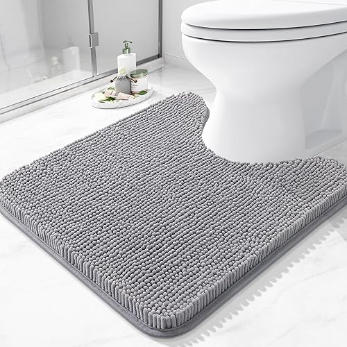 Miniatura 34 de Arotive Alfombras de Baño 30x20, Alfombras de Baño de Chenilla Shaggy Extra Suaves y Absorbentes, Lavables a Máquina con Respaldo de Goma