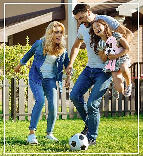 Miniatura 6 de DolliBu Animal de peluche de flamenco con pelota de fútbol, flamenco rosa suave y abrazable, adorable juguete de peluche para jugar, lindo regalo de