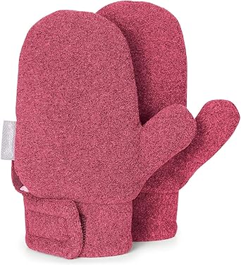 Sterntaler Uniseks kinderwanten melange met duimen, klittenbandsluiting met reflecterende strepen handschoenen, Antraciet melange., 3 Sterntaler Uniseks kinderwanten melange met duimen, klittenbandsluiting met reflecterende strepen handschoenen, Antraciet melange., 3