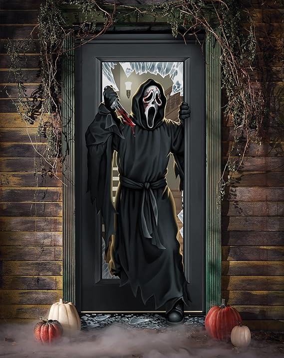Spirit Halloween Ghost Face® Door Cover Officially