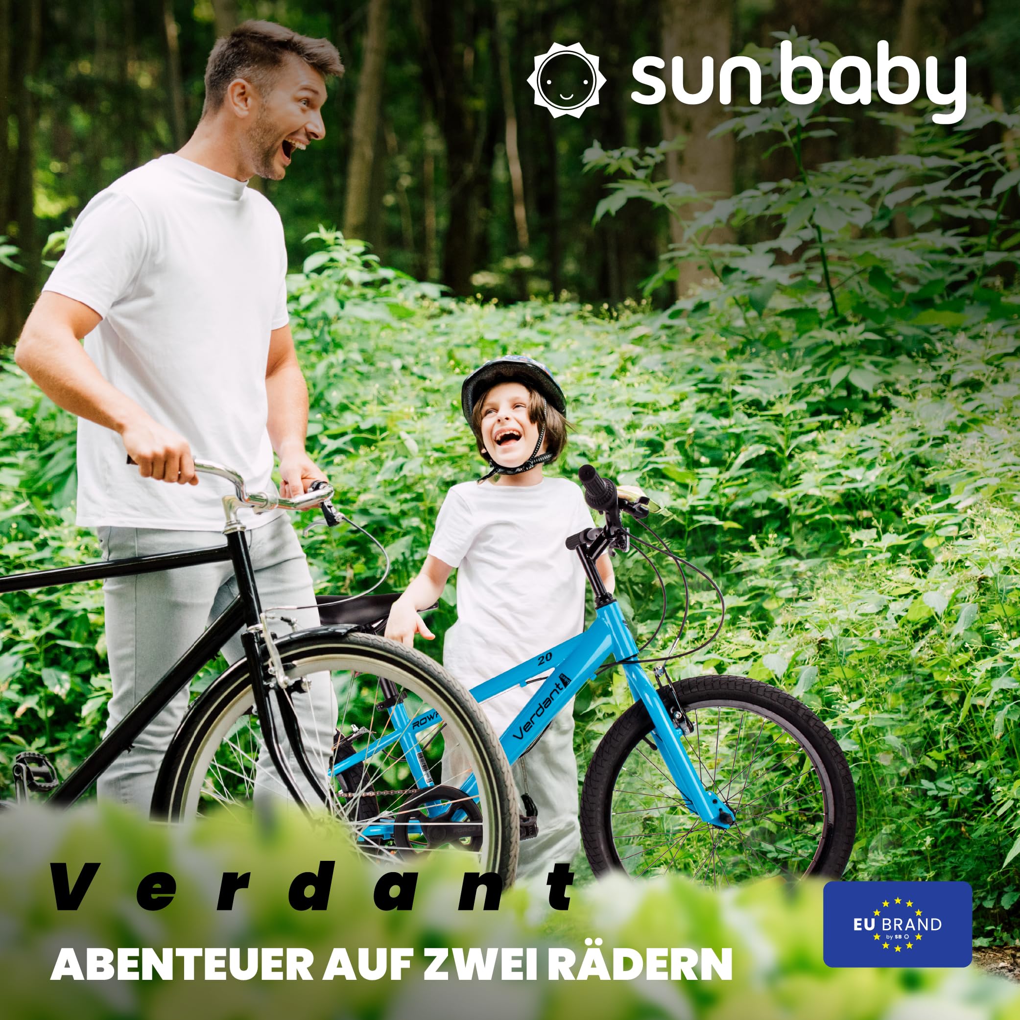 sun baby Jungenfahhrad 20 24 Zoll Verdant Jungen Bike Leicht Radgröße zur Auswahl Gang Shimano Kinderfahrrad von 6 bis 12 Jahre verstellbare