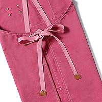 Vista 6 de AFUN Delantales de chef para hombres y mujeres con bolsillos de gran tamaño, lona de algodón de 16 onzas, parte trasera cruzada, delantal de trabajo