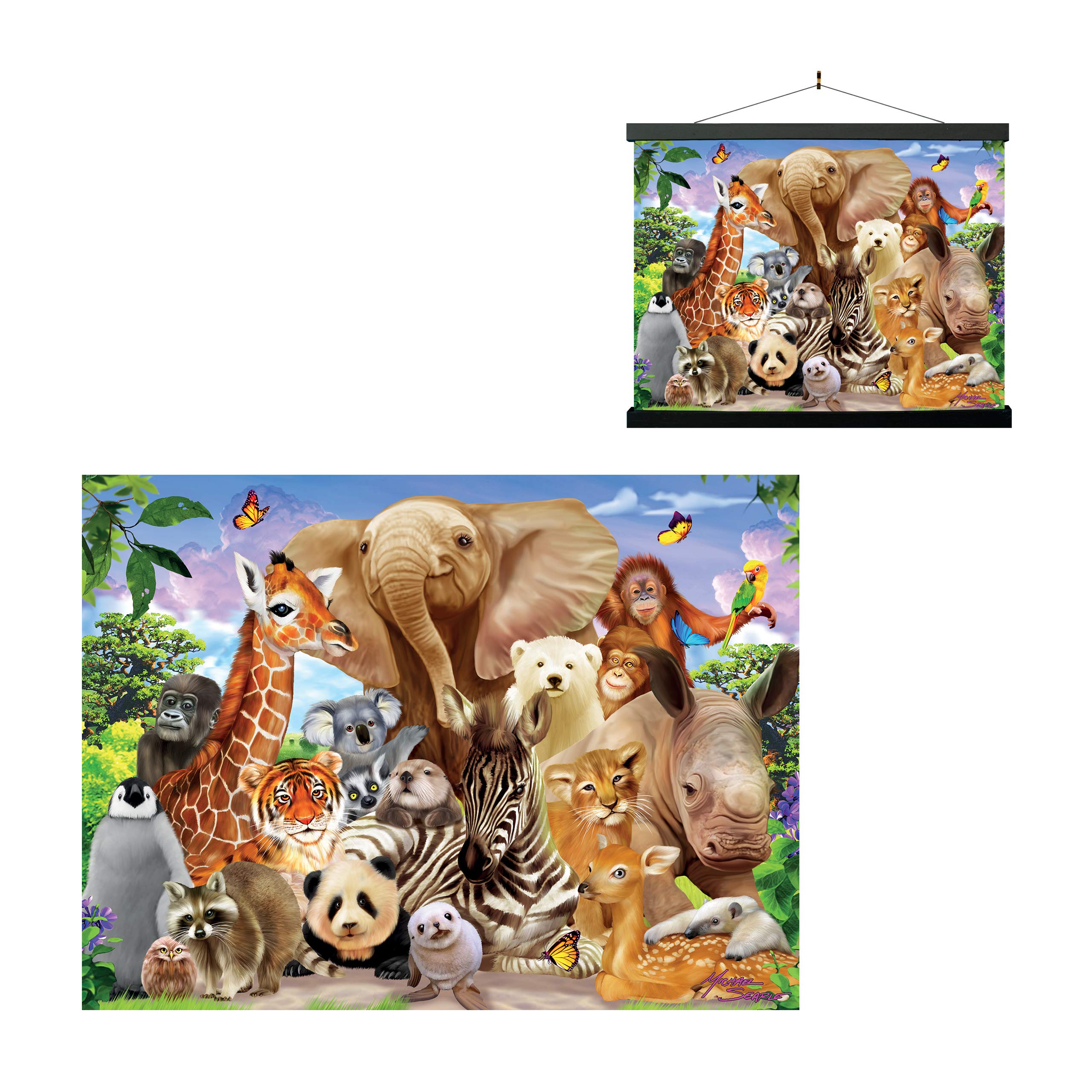 Buy 3D LiveLife Lenticular Wall Art Prints Wild Smile from Deluxebase