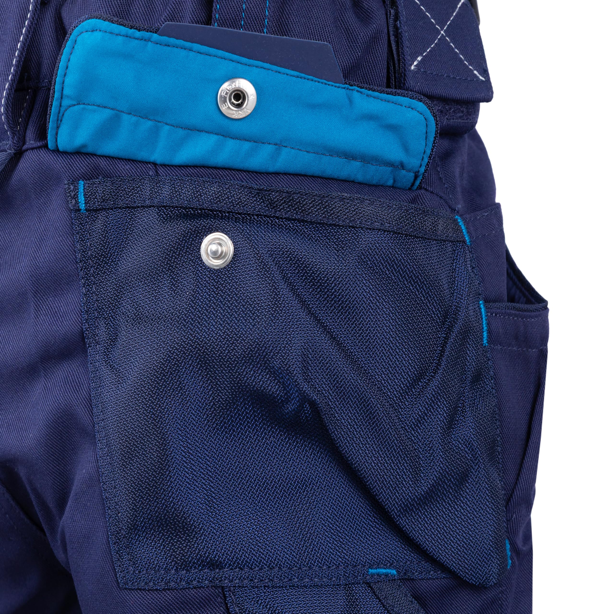 Engelbert Strauss E.S. Kinder Shorts Motion 2020 Arbeitshose Workwear (dunkelblau/Atoll, 122/128)