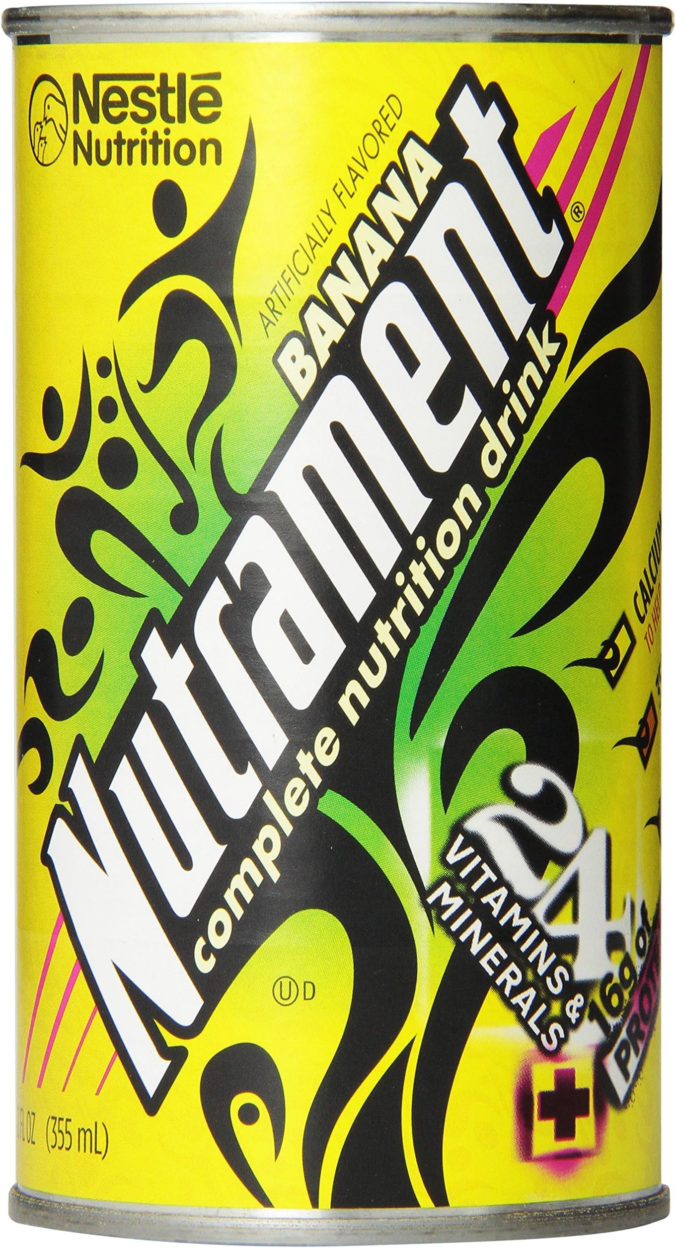 NutramentEnergy and Fitness Drink, Banana, 12 Ounce Cans (Pack of 12)