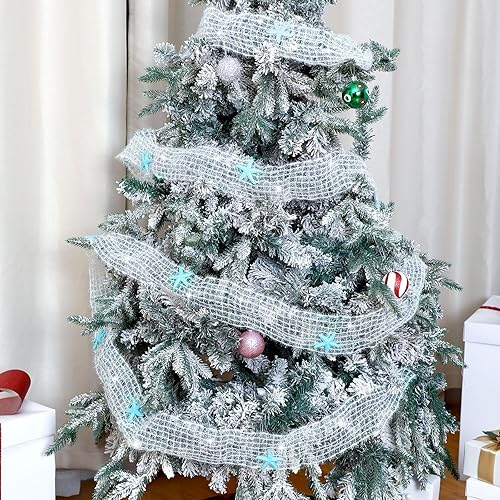 Miniatura 7 de Guirnalda de estrellas de mar de Navidad con temática oceánica, decoración de playa, guirnalda costera, decoración de boda temática de playa para