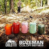 Vista 8 de COLETTI Bozeman Cafetera Percoladora Naranja — Cafeteras de Camping — El Percolador Favorito del Camping — SIN Aluminio o Plástico