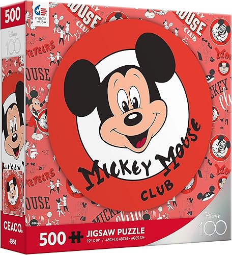 Miniatura 3 de Ceaco - 100 aniversario de Disney - Momentos clásicos - The Mickey Mouse Club - Rompecabezas de 500 piezas
