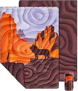 OneTigris Camping Decke Outdoor, Reisedecke Ultraleicht warm, Decke wasserabweisend für Reisen, Wandern, Picknick (195 * 140 cm)