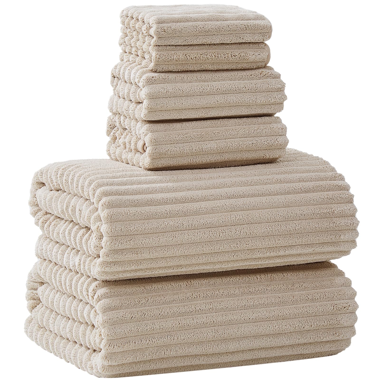 Amazon.com: NALIVO Extra Large Bath Towel Set of 6 (40