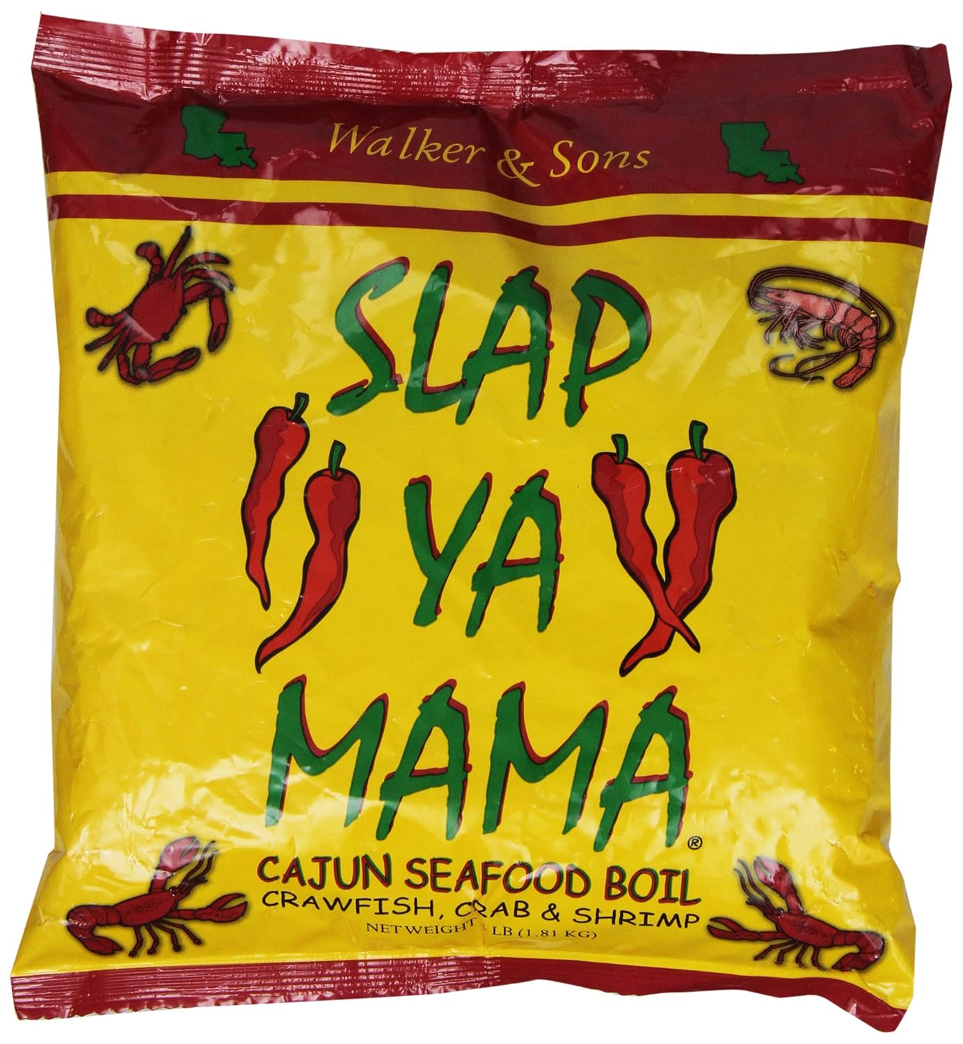 Slap Ya Mama All Natural Cajun Seafood Boil for Crawfish, Crab and Shrimp, MSG Free