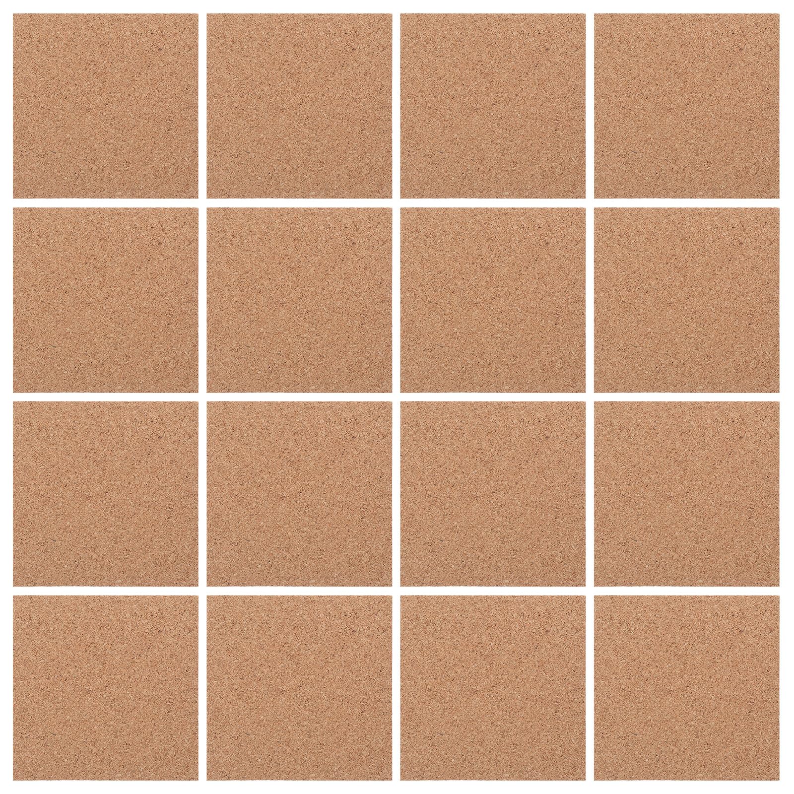 Feuilles de liège autocollantes KOMBIUDA 10 x 10 cm pour planches de loisirs créatifs
