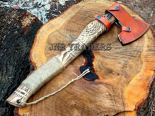 Miniatura 7 de El regalo de encargo forjó el hacha vikinga del acero de carbono, pulgada de lanzamiento deocrativa barbuda vikingo 22 pulgadas 3738