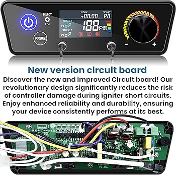 Banbitebq Upgraded PID Trapezoid Control Board for Pit Boss Wood
