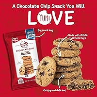 Vista 3 de Classic Cookie, Mini galletas crujientes, bolsas de chispas de chocolate de 4 onzas, 24 bolsas