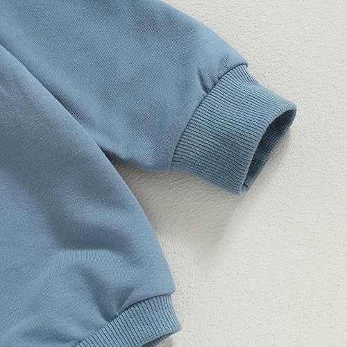 Vista 6 de Sudadera de gran tamaño para bebé, niña, niño, suéter de manga larga, con burbujas