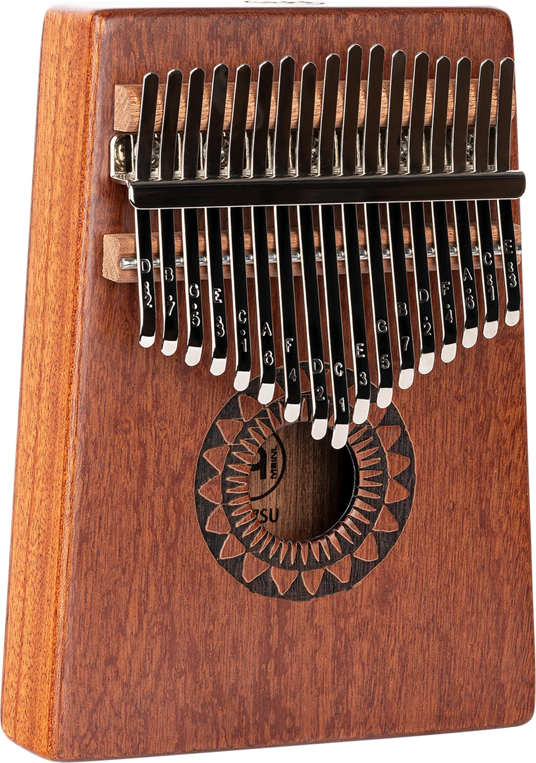 Meinl Percussion Kalimba Piano à pouce, 17 touches, avec marteau d'accordage et étui, pour la méditation, l'ASMR, la thérapie sonore et le yoga (KA17SU)