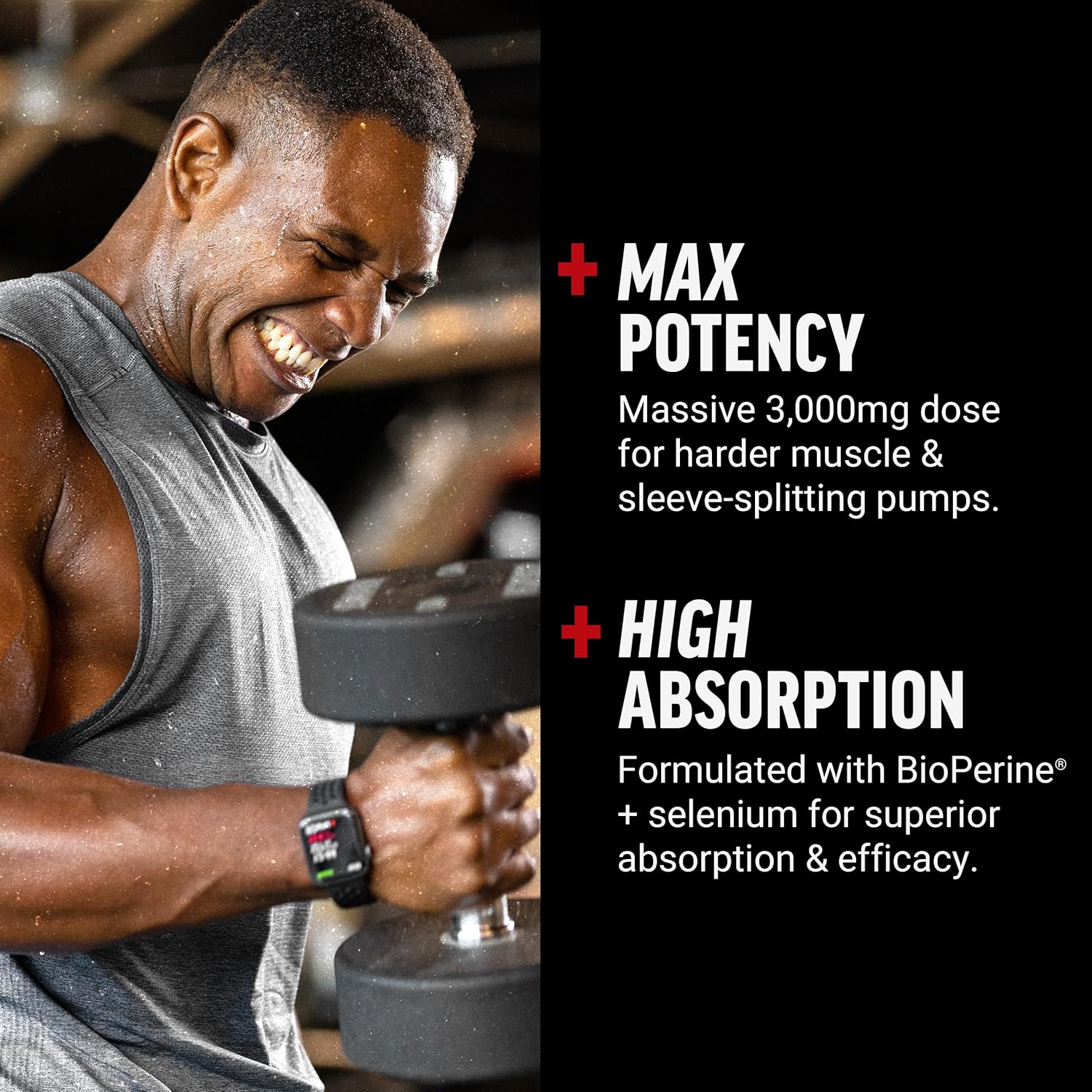 Force Factor L-Arginine,3-Pack,Nitric Oxide Supplement with BioPerine to Help Build Muscle & Support Stronger Blood Flow,Circulation,Nutrient Delivery,& Pumps,L-Arginine 3000mg,3g,450 Capsules