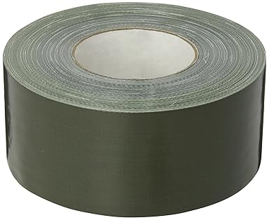 Nashua 357 Polyethylene Coated Cloth Premium Duct Tape, 55m Length x 72mm Width, Olive Drab