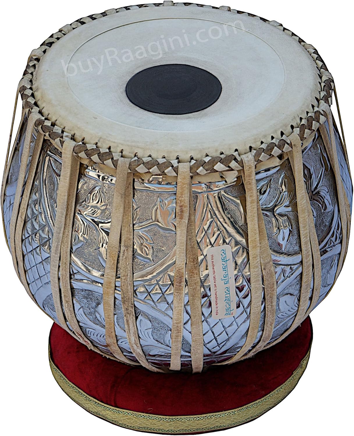 Buy MAHARAJA Concert Tabla Drum Set, 4½ Kg Copper Bayan, Designer