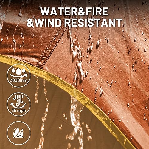 Miniatura 6 de TIMBER RIDGE 5-9 Person SUV Tent with Screen Porch and Awning for Family Camping, Weather Resistant and Portable Van or Car Tent, Includes Rainfly