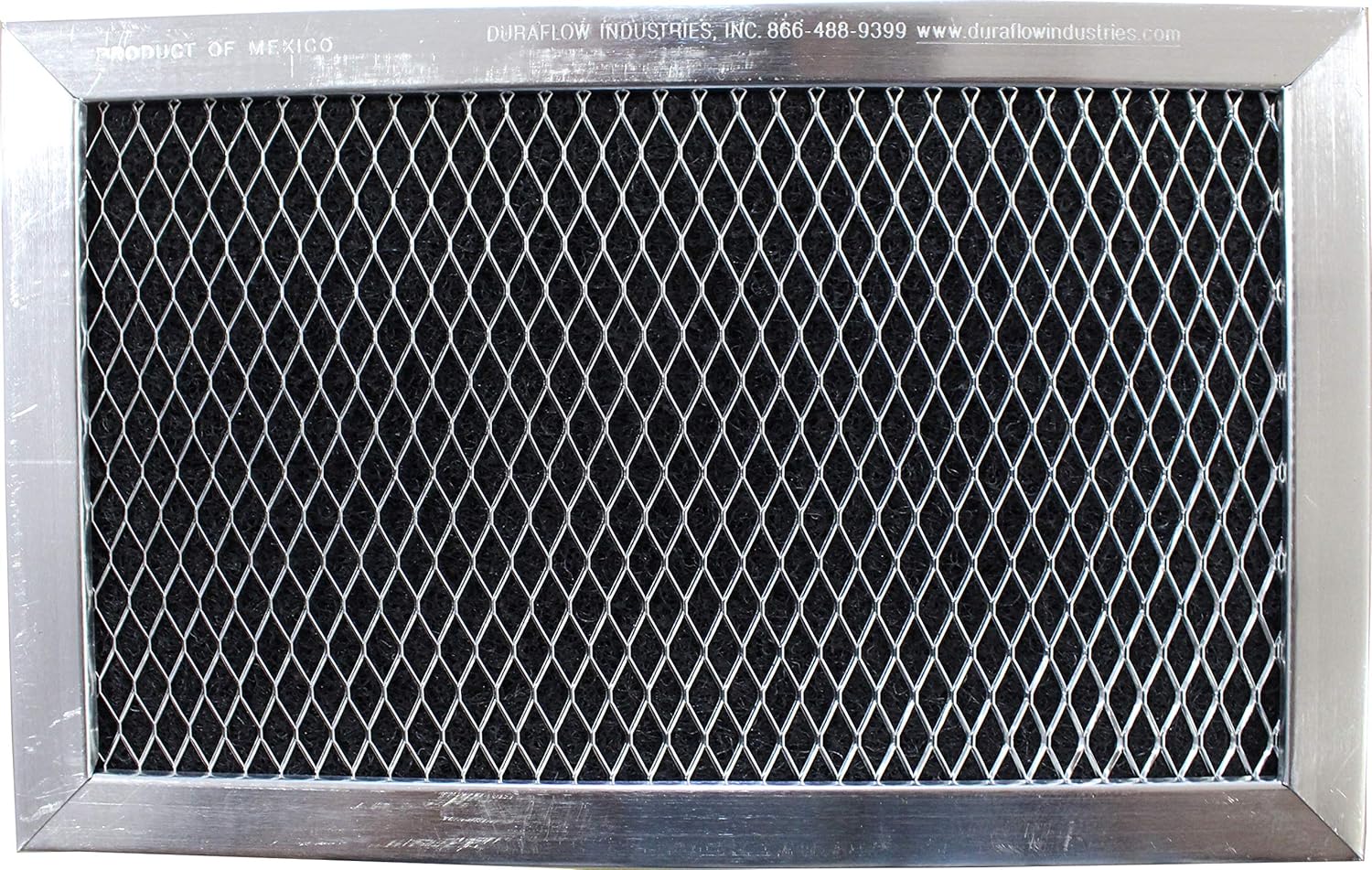 Filter Everything Replacement Carbon Filter Compatible with GE WB06X10823, WB02X11124, JX81J, Samsung DE63-00367E – 3-7/8” x 6-1/8” x 3/8” – 6-Pack