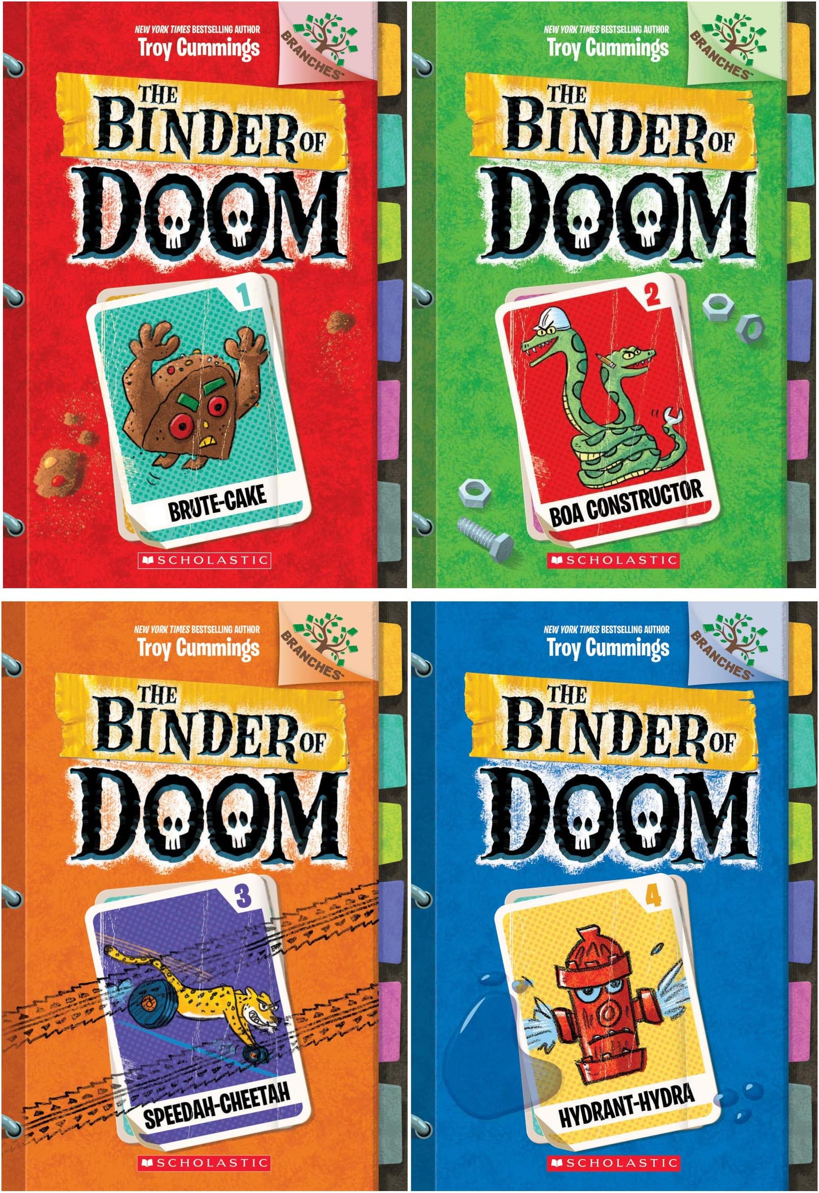 NEW SET! BINDER OF DOOM Books Set (4 Books)