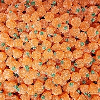 Gummy Pumpkin Candy, Fancy Jelly Candy, Pumpkin Shaped Gummies, 1 lb