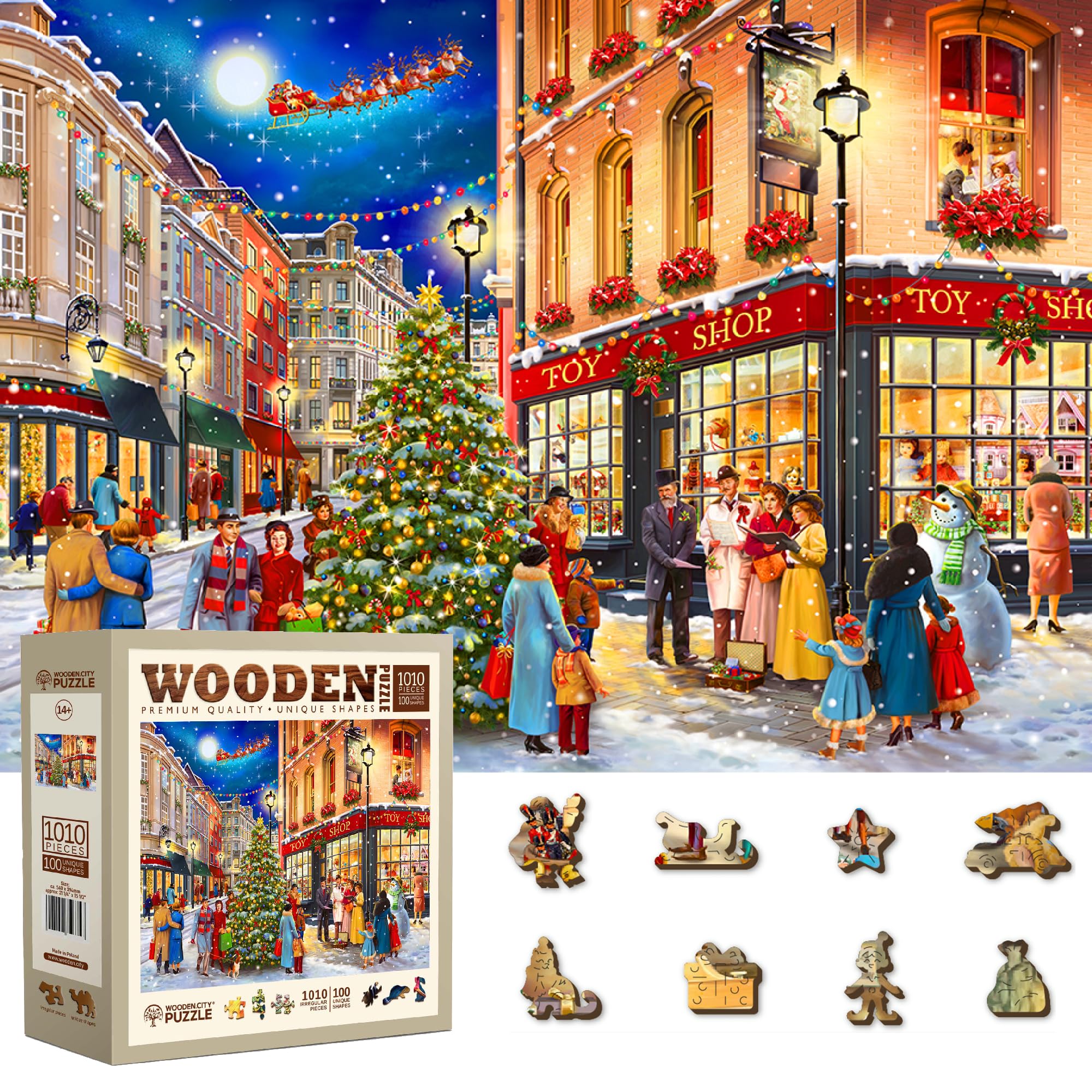 Wooden.City Puzzle en Bois - Puzzles De Jigsaw Inhabituels Uniques avec des Pièces en Forme d'animal - Puzzle De Mosaïque Difficile pour Enfants Et Adultes - Puzzles De Jigsaw