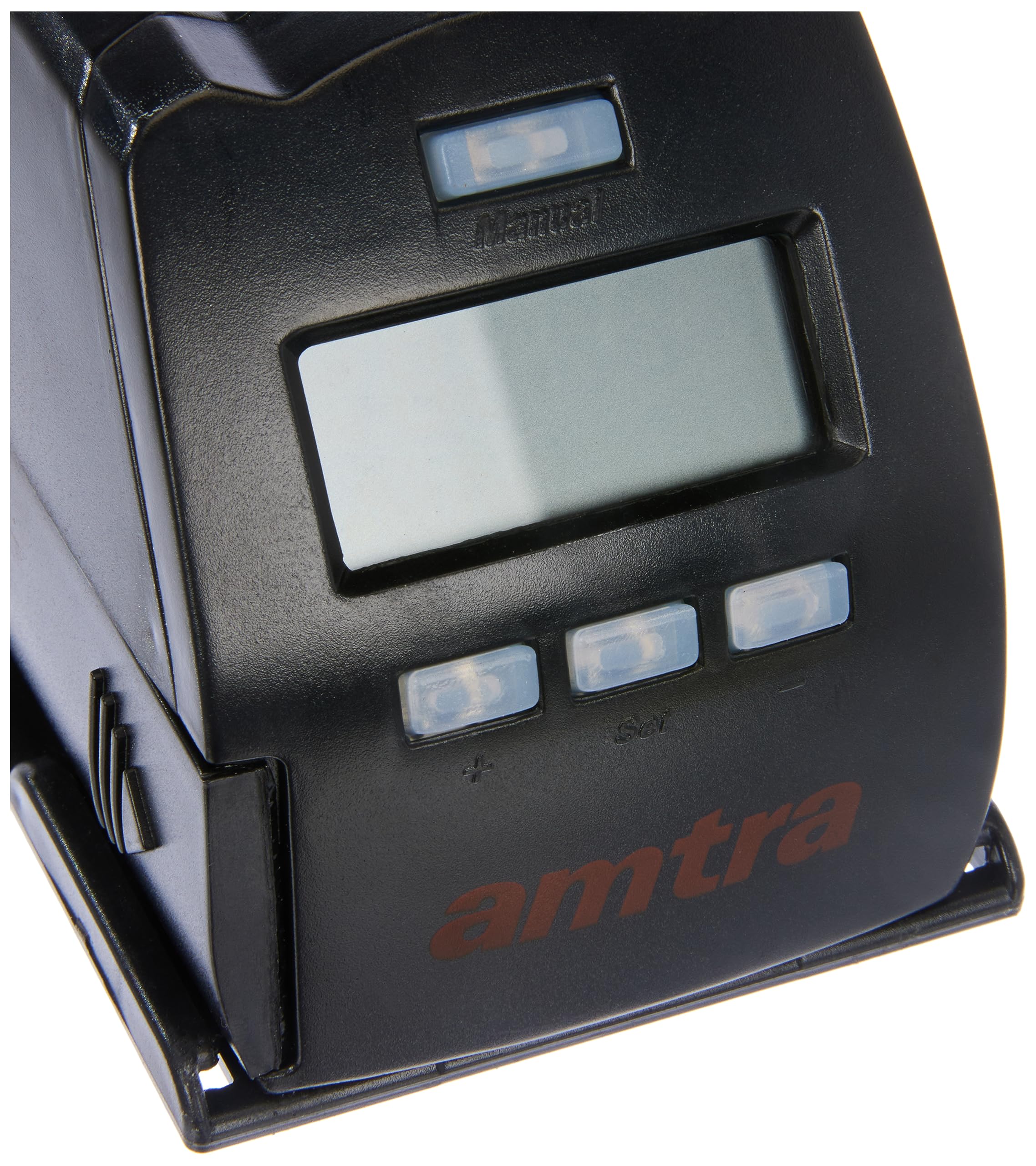 Amtra Autofood 24Deluxe - Mangiatoia Automatica Acquario Per Mangime Pesci con Timer Digitale Programmabile - Aggiungilo ai tuoi Accessori per Acquario (Colore Nero, Pile Stilo Incluse)