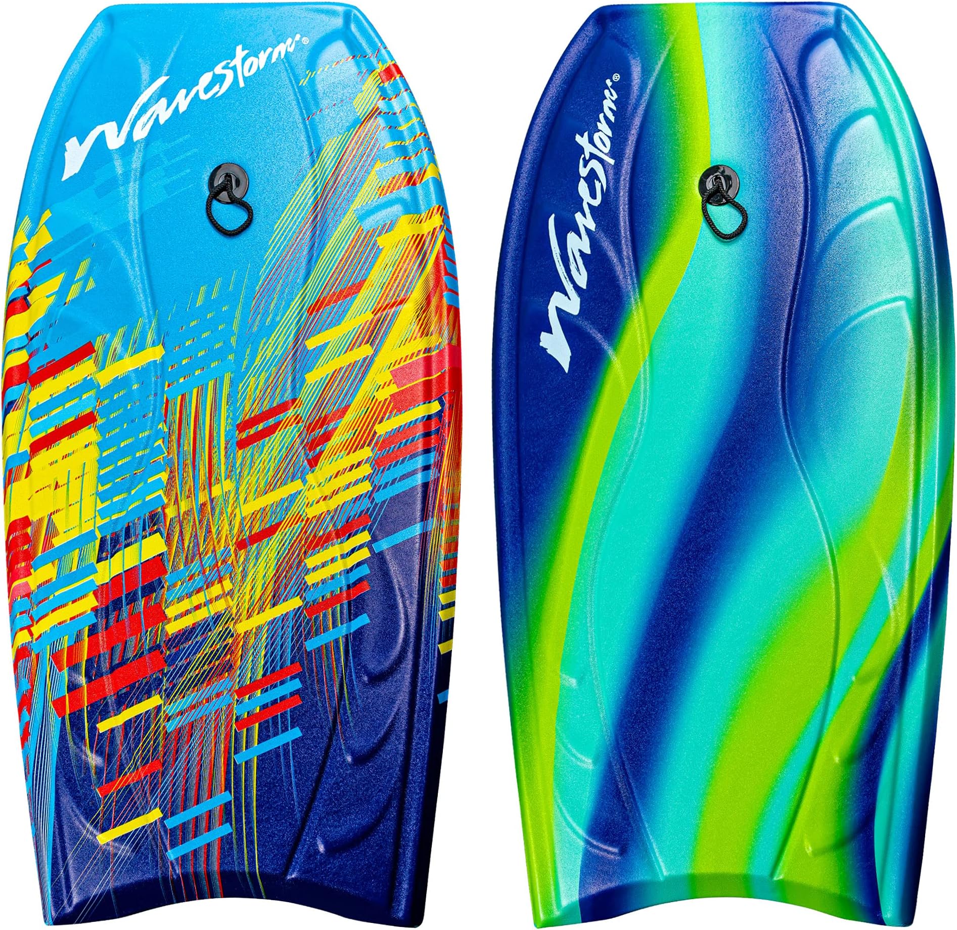 40" Bodyboard 2-Pack, blue red and blue yellow
