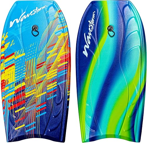Wavestorm Bodyboard de espuma de 40 pulgadas Bodyboard para principiantes y todos los niveles de surf Juego completo de 2 tablas incluye correa