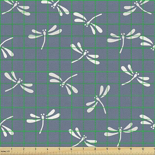 Miniatura 402 de Ambesonne The Yard - Tela de hibisco de flores tropicales en tonos de la vida real, tela decorativa para tapicería, cestas de almacenamiento