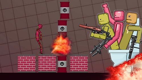 Toilet Monster Sandbox Ragdoll Battle Playground 3