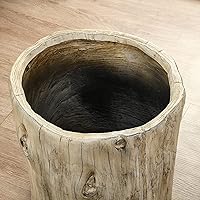 Vista 3 de FirsTime & Co. Maceta de madera sintética de carrigan natural para patios y balcones, casa de campo, uso en interiores o exteriores, 15 x 14 x 16.5