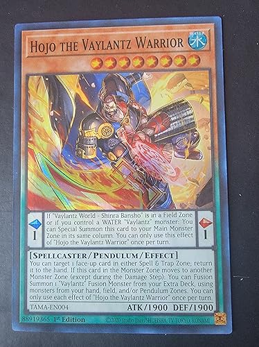 Hojo The Vaylantz Warrior - TAMA-EN004 - Tactical Masters - Super Rare - 1ª Edición