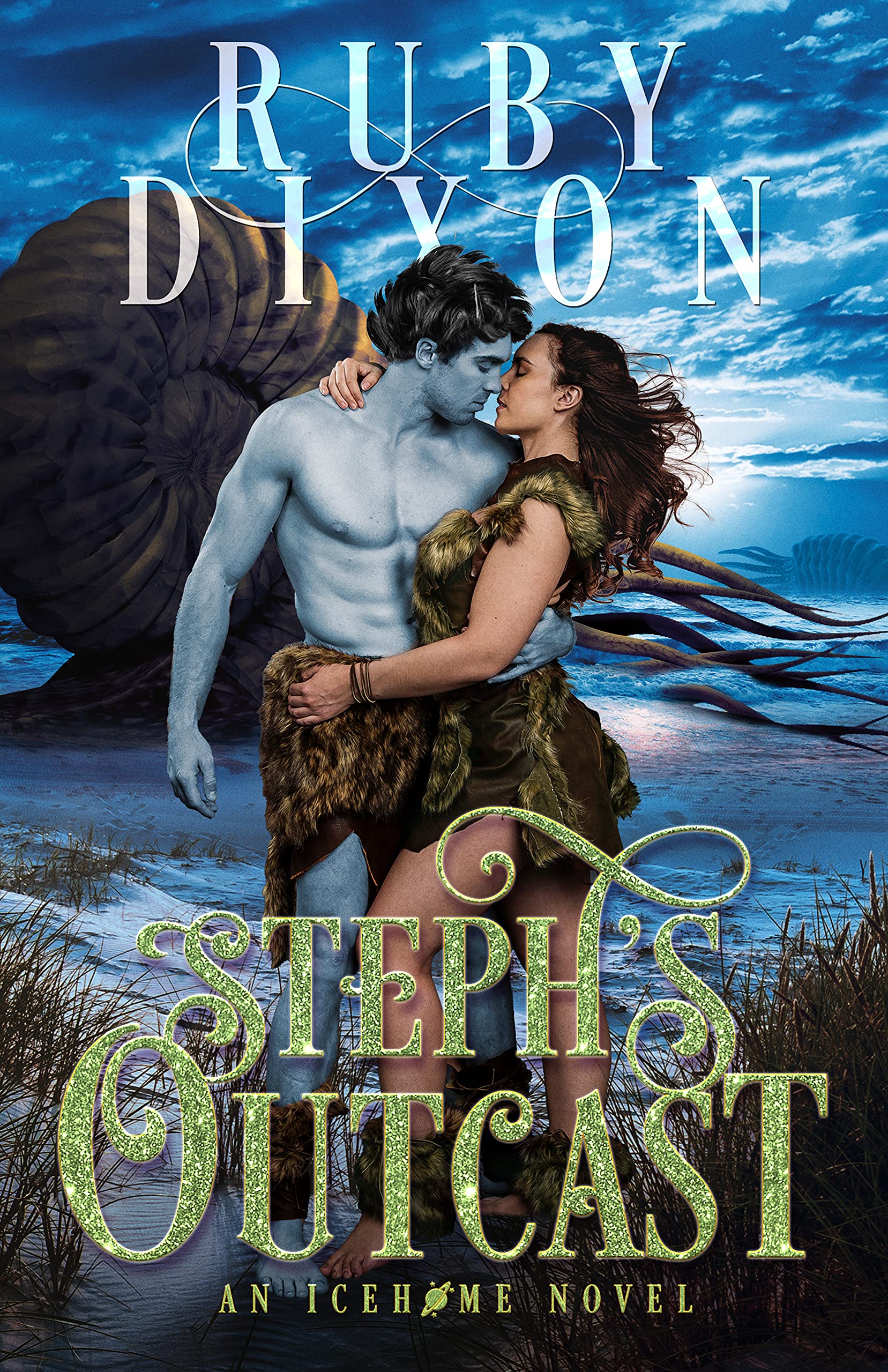 Steph's Outcast: A SciFi Alien Romance (Icehome Book 14)-RuDixon