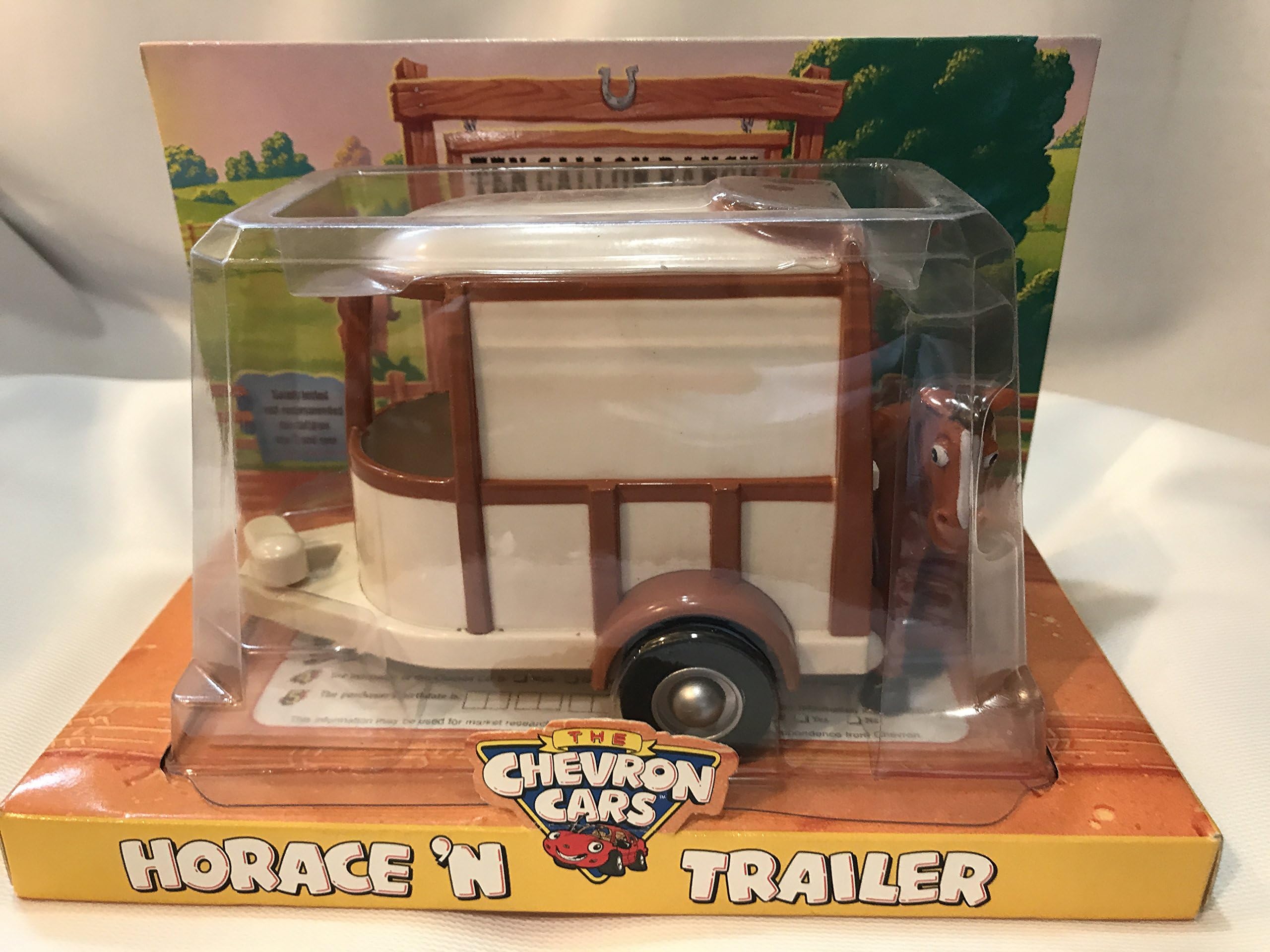 Collectible Chevron Cars Horace'N Trailer