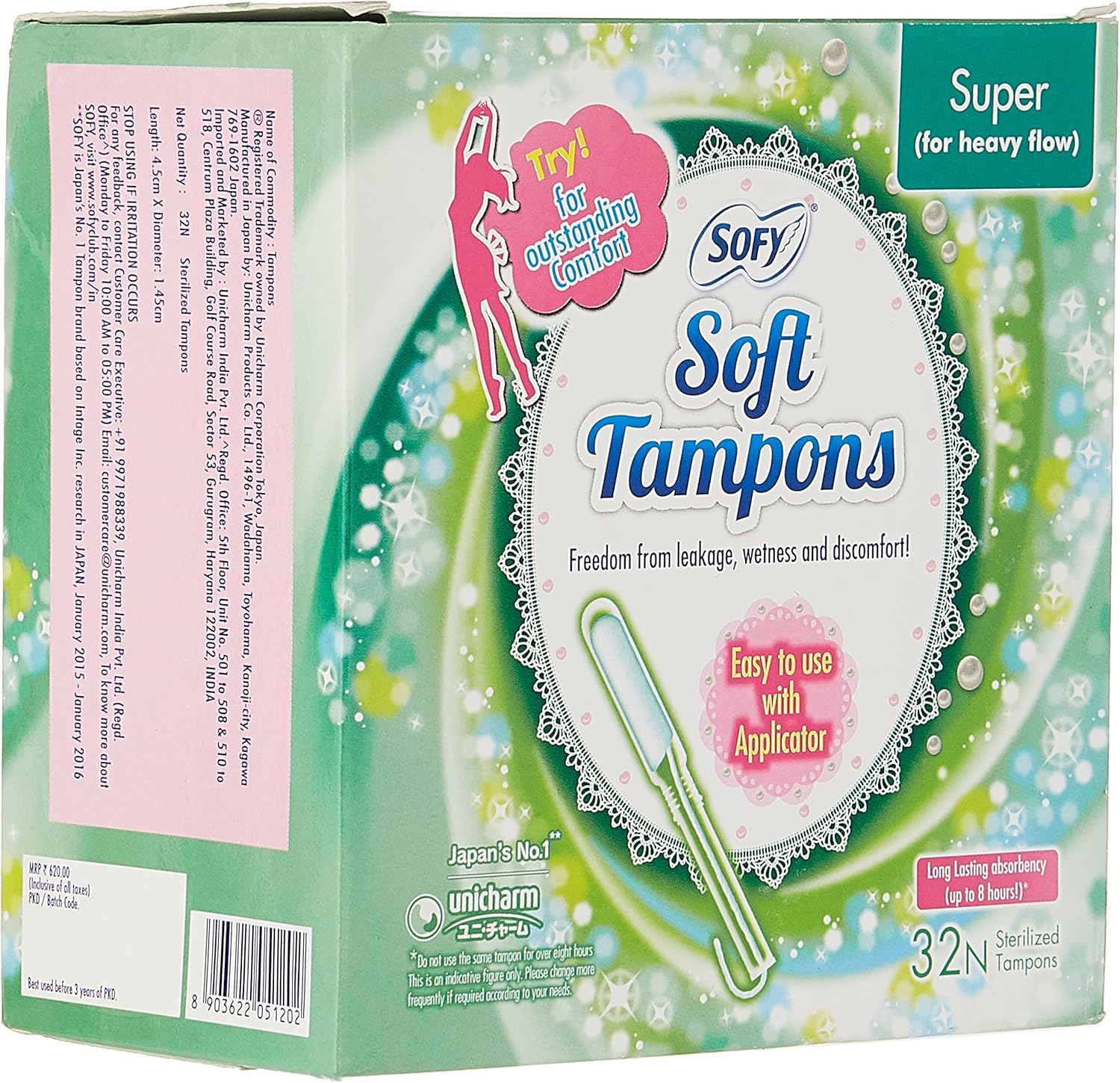 Sofy Soft Tampons - 9 Pieces (Super)